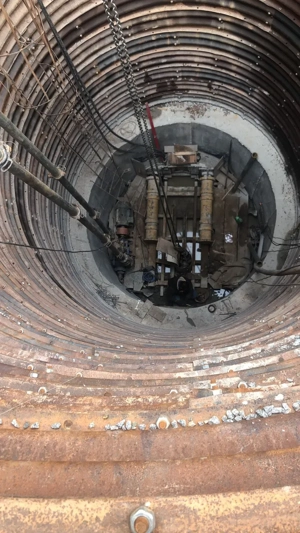 Escavação tunnel liner